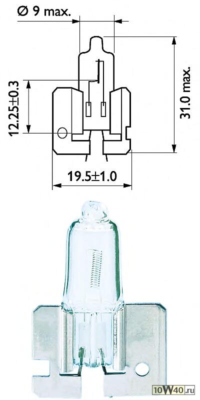 Лампа галогенная H2 12V 55W X511