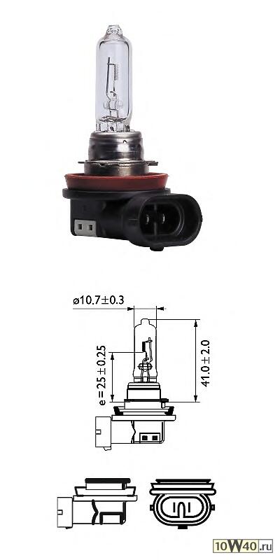 лампа h9 12v 65w , карт.1 шт.