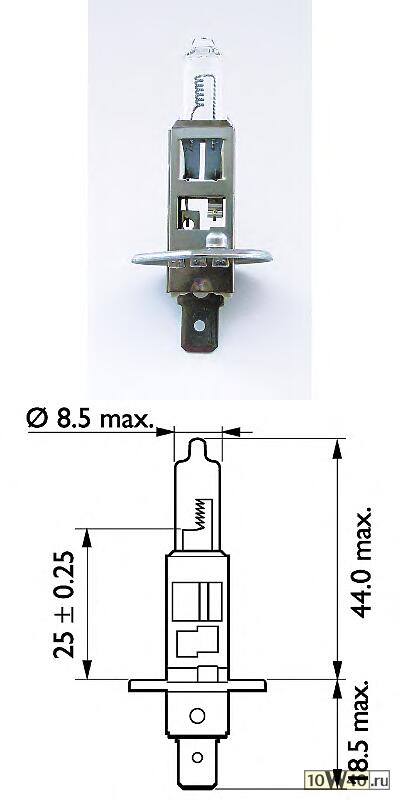  (H1) 24V 70W P14.5s галогенная стандарт в блистере MasterDuty 