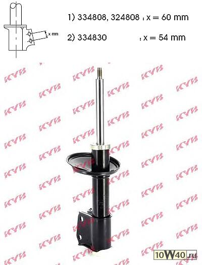 амортизатор передний газовый\ renault megane 2.0 16v 95-02