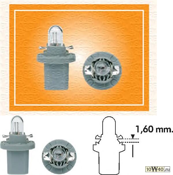 лампочка b8.5d 1.2w 24v