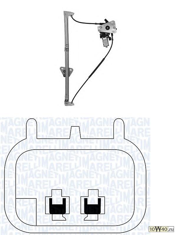 ac408 стеклоподъемник пер.прав.VW t4 90-03 с мотором