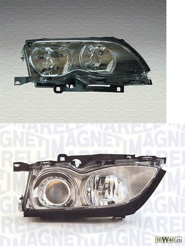 фара d2s+2h7 bmw 3 serie e46 4 doors / sw restyling 2010