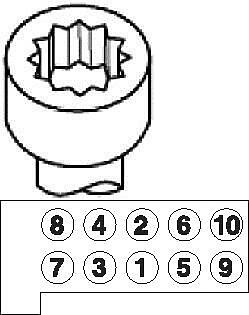  10шт.  MB W201 190E 2.3 16V M102 84-88