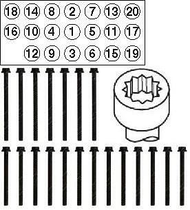 Код оригинала: 022103384L, <BR> 20шт.  Audi A3, VW Golf/Touareg 3.2 V6 03>