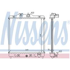 NISSENS 63309A (19010P01003 / 19010P01004 / 19010P08003) радиатор двигателя