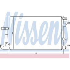 NISSENS 940346 (C2Z20464 / C2Z9461 / XR847832) радиатор кондиционера