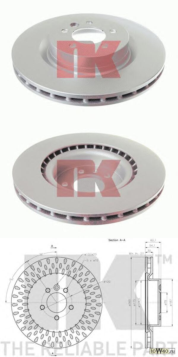 диск тормозной с антикорозийным покрытием landr ranger. 05-