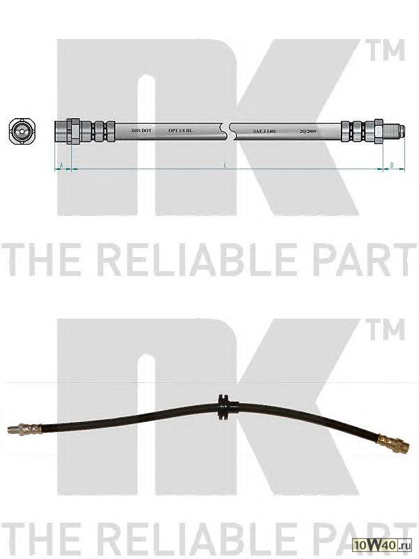 шланг торм. пер.  BMW X5 3.0-4.8/3.0D 00> L=510