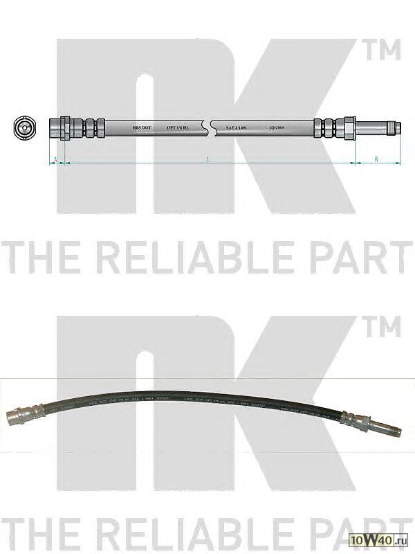 шланг торм. пер.+зад.   MB Sprinter, VW LT 95> L=515