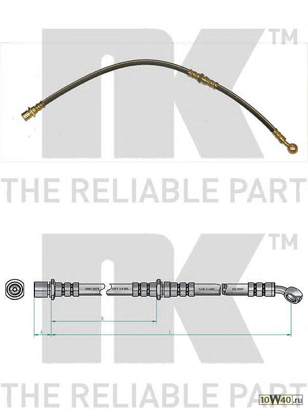 шланг тормозной sub forester 97-02