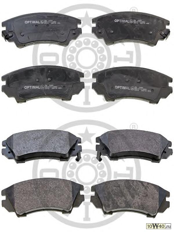Колодки тормозные OPEL INSIGNIA 08-/ZAFIRA 11-/SAAB 9-5 10- R17" передние