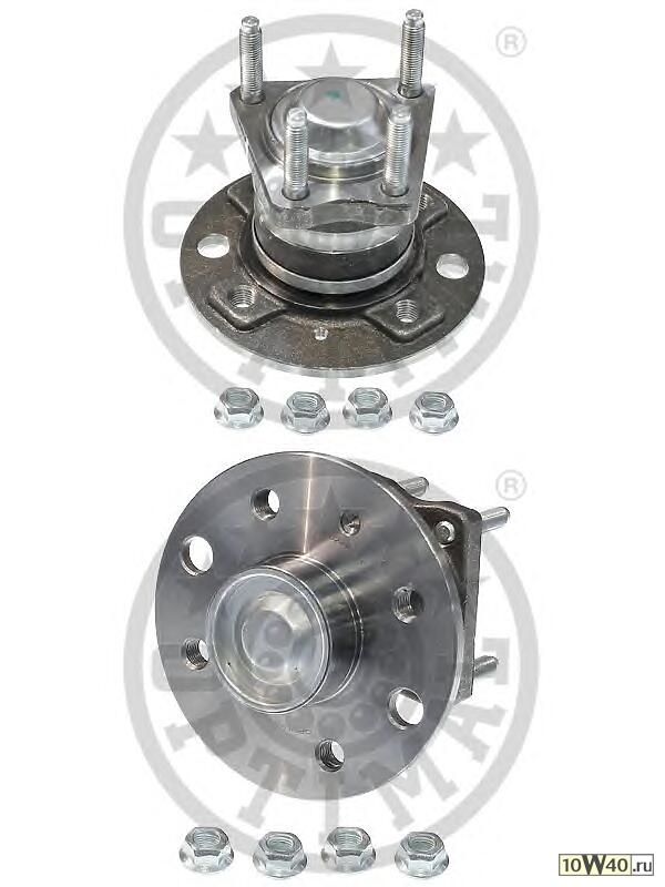 Ступица с подшипником OPEL VECTRA A 93-95/ASTRA 91-05 зад.(4болта)(без ABS)