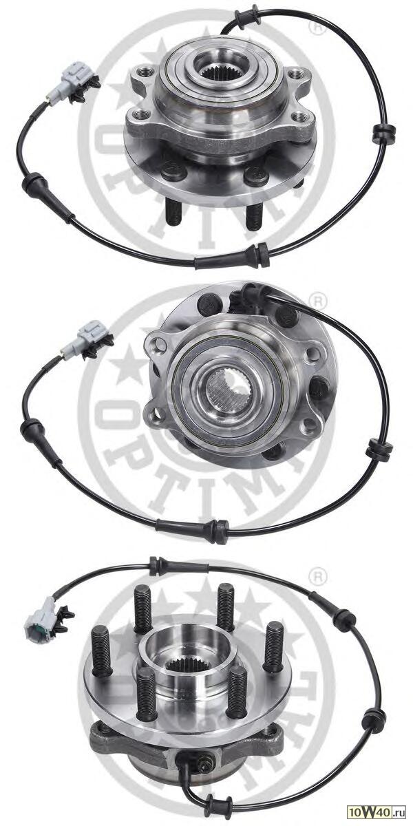 ступица с подшипником nissan: np300 navara (d40) np300 navara pritsche / fahrgestell (d