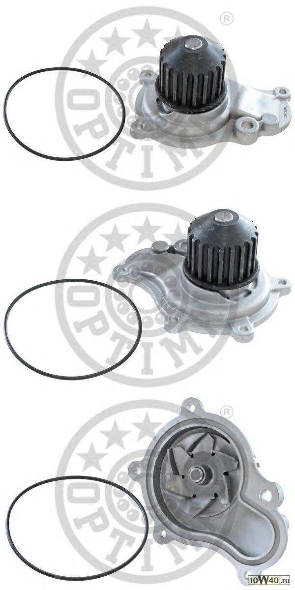 Код оригинала: 4694307AB, <BR>Насос водяной CHRYSLER PT-Cruiser/Sebring/Stratus/Voyager//Caravan//Cherokee 2,4L 95->