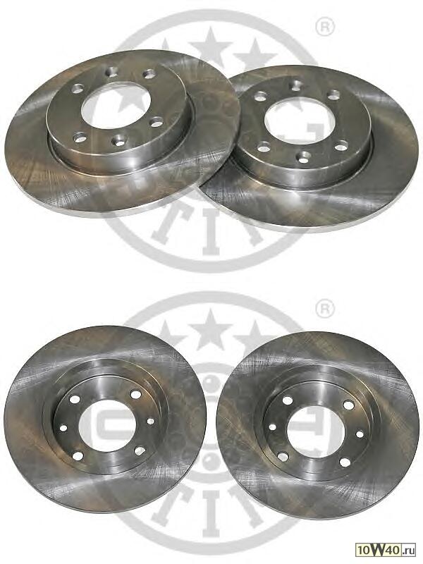 Диск тормозной зад. не вентил. PSA C2/C3/Berlingo/307/Partner  1,4-2,0L  98-> (247X9mm) 4246X8