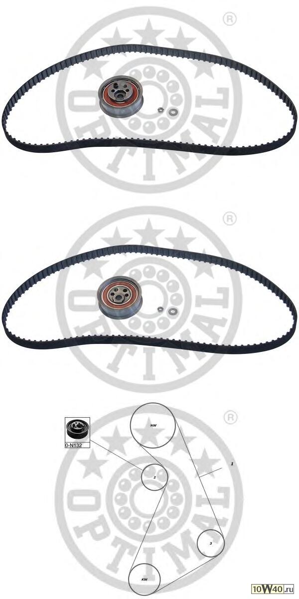 комплект ремня грм audi: a4 (8d2 b5) a4 avant (8d5 b5)VW: passat (3b2) passat kombi (3b5)