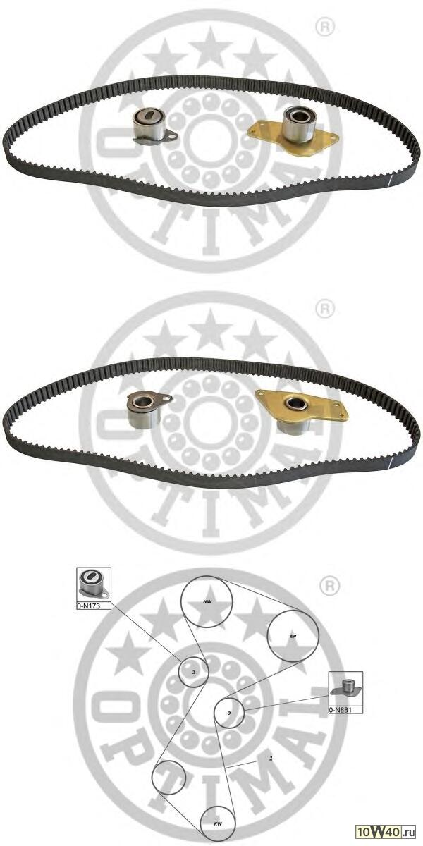 комплект ремня грм dacia: solenza (b41_)renault: clio I (b / c57_ 5 / 357_) clio I kasten (s57_) cl