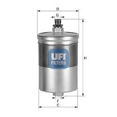 UFI 31.563.00 (0014778701 / 0024771301 / 0024771701) фильтр топливный
