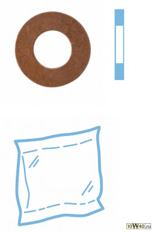 прокладка пробки сливной 10.2x20.5x2 (медь)\ citroen, ford, peugeot, mazda, volvo 99>