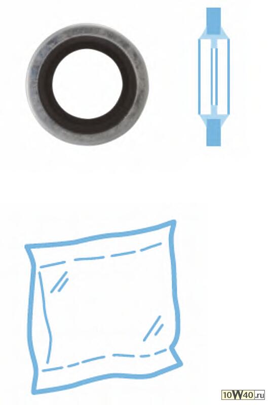 Прокладка сливной пробки BS 16.7x24x1.5