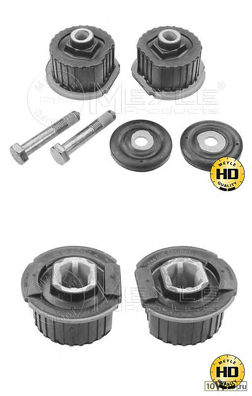 комплект пер.опор зад.балки mercedes w201,w202,w124