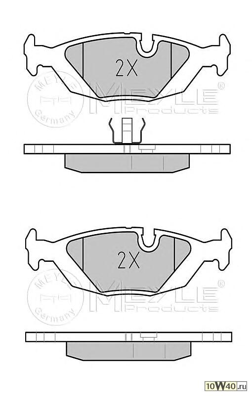 Колодки тормозные дисковые