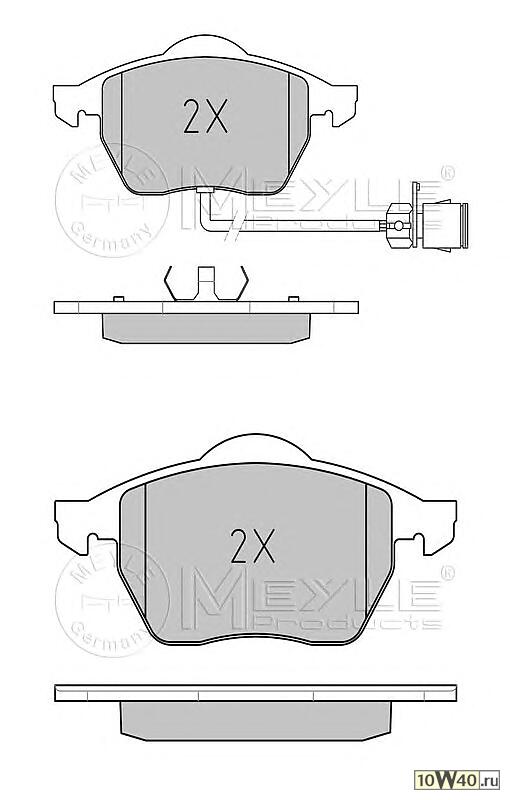 колодки audi 100,a6 91=> wva20676 / 20678