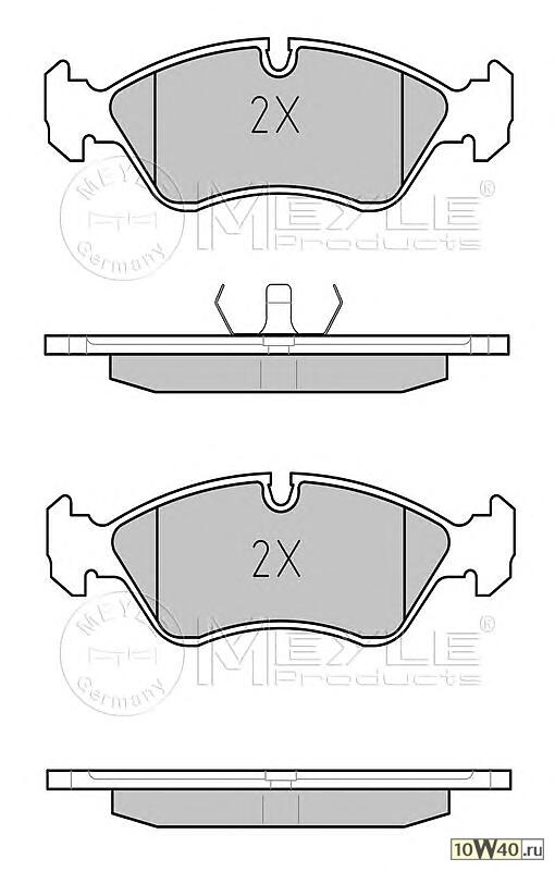 Колодки тормозные дисковые