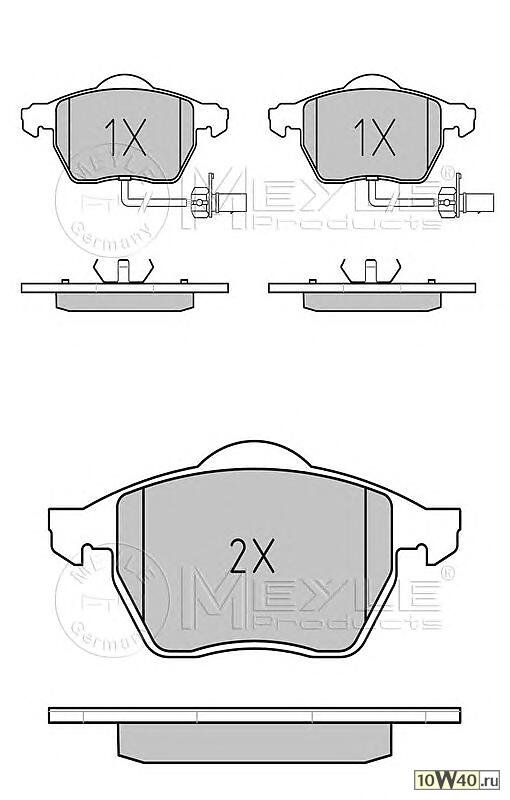 Колодки тормозные дисковые