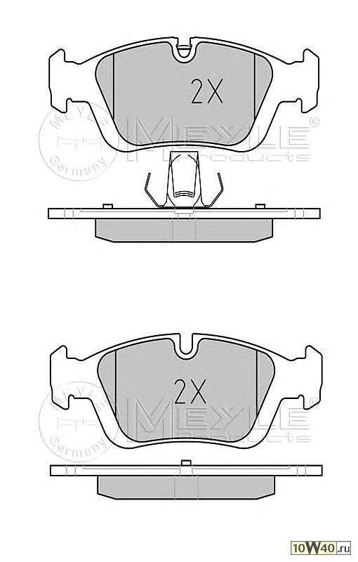 колодки дисковые передние\ bmw e36 / e46 1.6i-2.8i / 1.8td-2.5tds 90>