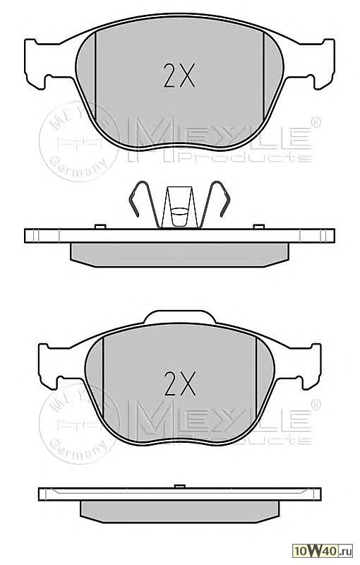 колодки дисковые перед.\ ford focus st 170 2.0i 16v / rs / transit / tourneo connect 01>