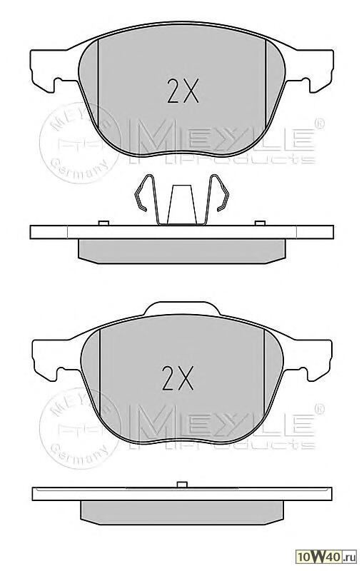 колодки дисковые передние\ ford fiesta 1.3-1.6 / 1.4tdci / 1.8di 00>