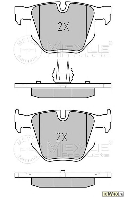 Колодки тормозные дисковые