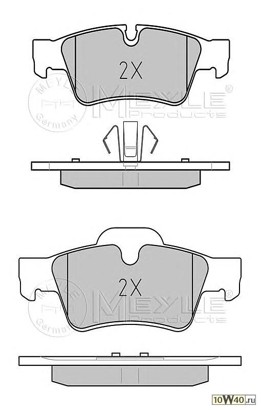 комплект тормозных колодок, дисковый тормоз mercedes bm 164 (gl-class) (09 / 06-12 / 12) , bm 164 (m-cla
