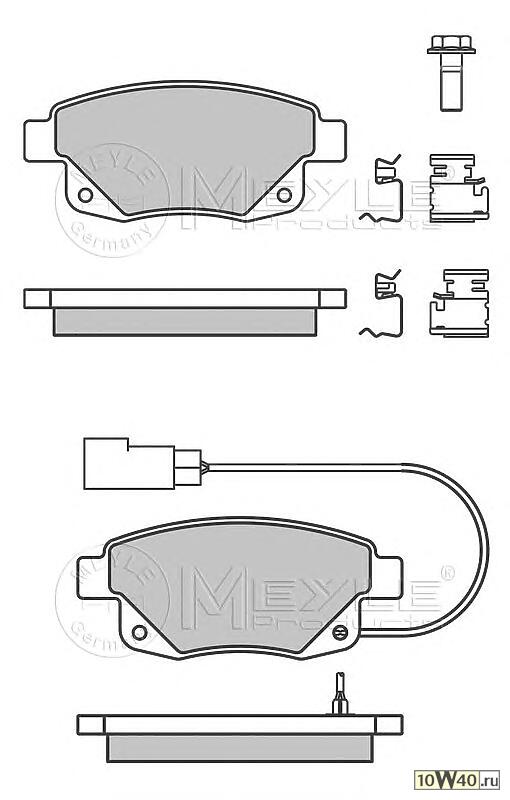 колодки дисковые задние\ford transit 2.2tdci / 2.4tdci / 2.3 16v 06>