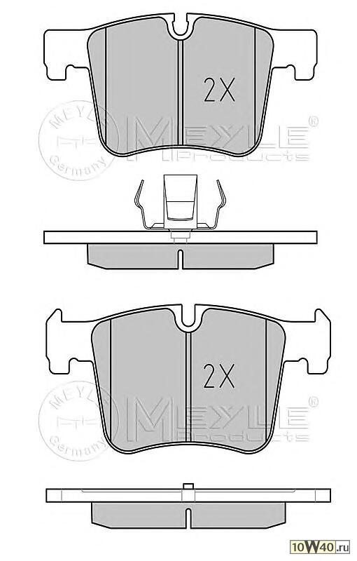 колодки bmw 1 (f20, f21) (11 / 10=>) 2 (f22,