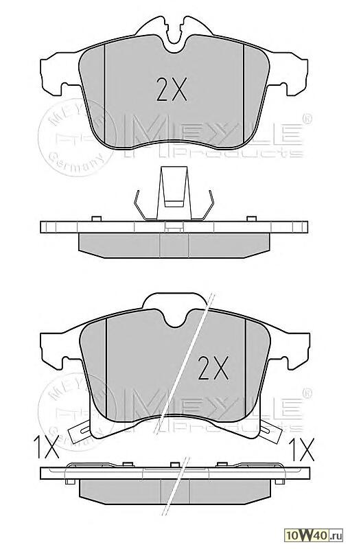 Колодки тормозные дисковые
