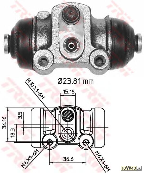 задн. торм. цил.\nissan terrano, ford maverick 1. 6-2. 7d 92>
