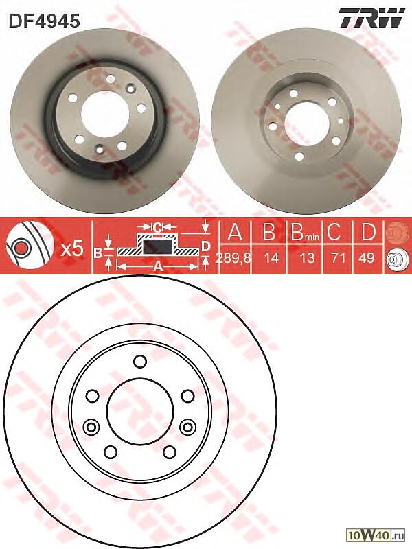 ДИСК ТОРМОЗНОЙ