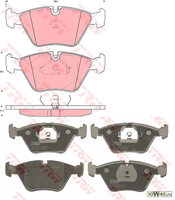 колодки дисковые п.\ jaguar sovereign 2.9-4.0 89> / xj6 / xj8 2.9 / 3.2 / 4.0 95>