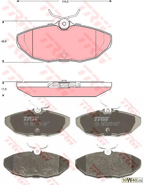 КОЛОДКИ ТОРМОЗНЫЕ ДИСКОВЫЕ