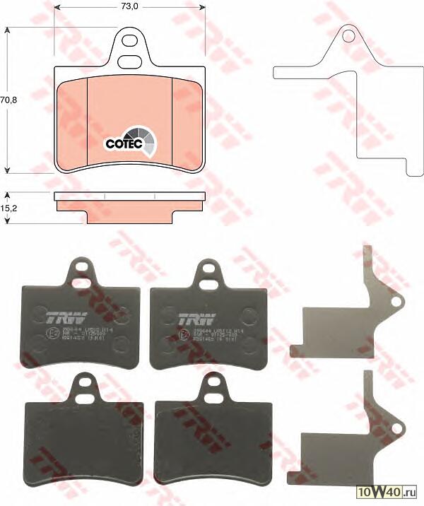 КОЛОДКИ ТОРМОЗНЫЕ ДИСКОВЫЕ