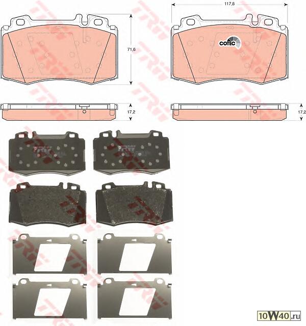 К-т дисков. тормоз. колодок