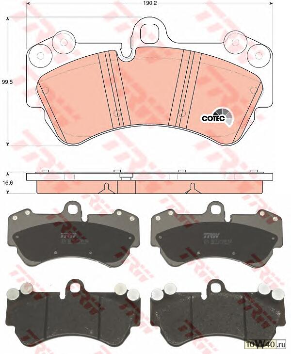 КОМПЛЕКТ ДИСКОВЫХ ТОРМОЗНЫХ КОЛОДОК
