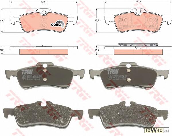 колодки дисковые з.  Mini Mini Cooper/One 1.4i/1.6i/1.4D 01>