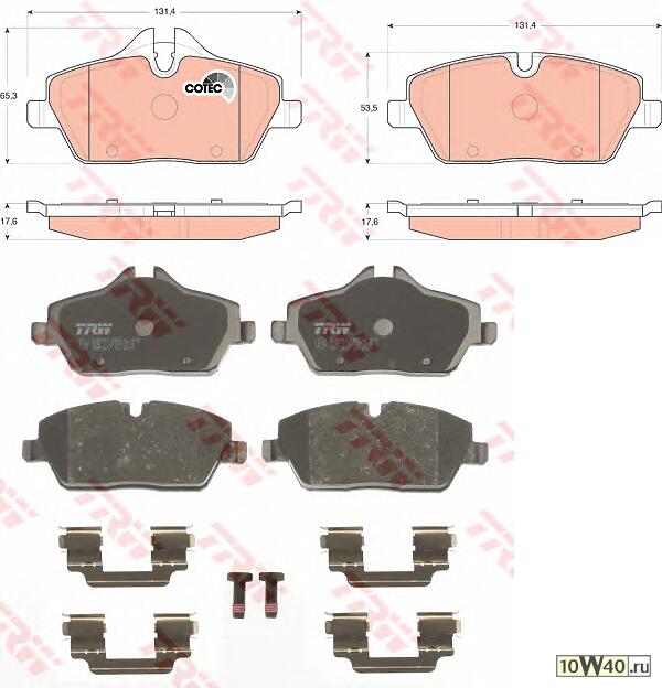gdb1611 1131 00 колодки дисковые п.\ bmw e87 1.6i / 1.8d 04>