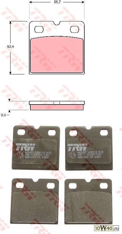 gdb1641 1067 00 колодки дисковые з.\ jaguar s-type 2.5 / 4.2 02>
