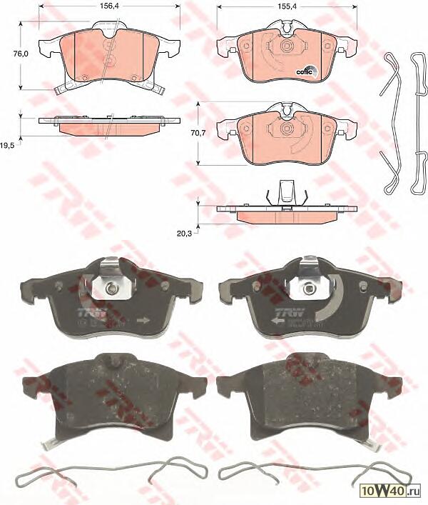 gdb1668 1036 02 колодки дисковые п.\ opel astra 1.2i-1.9dti / meriva 1.4-1.7dti 03>