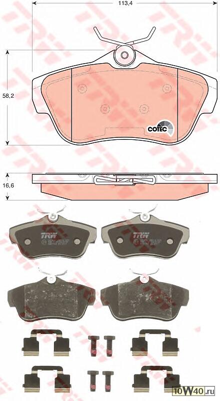gdb1740 1299 00колодки дисковые з.\citroen jumpy,peugeot expert,fiat scudo 1.6d-2.0i / hdi 07>